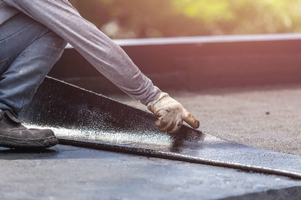 Professional Basement Waterproofing technician working in Woodlawn, TN